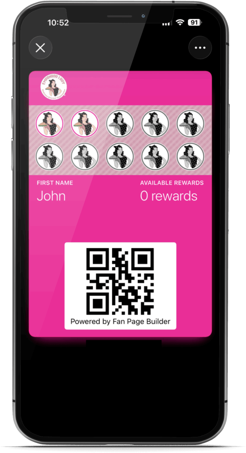 Empanada Lady Cafe Loyalty Program